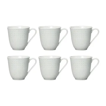 Swedish Grace 马克杯 小号 六件套装 Mist (灰色) - Rörstrand