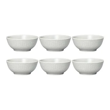 Swedish Grace 碗 小号 六件套装 Mist (灰色) - Rörstrand