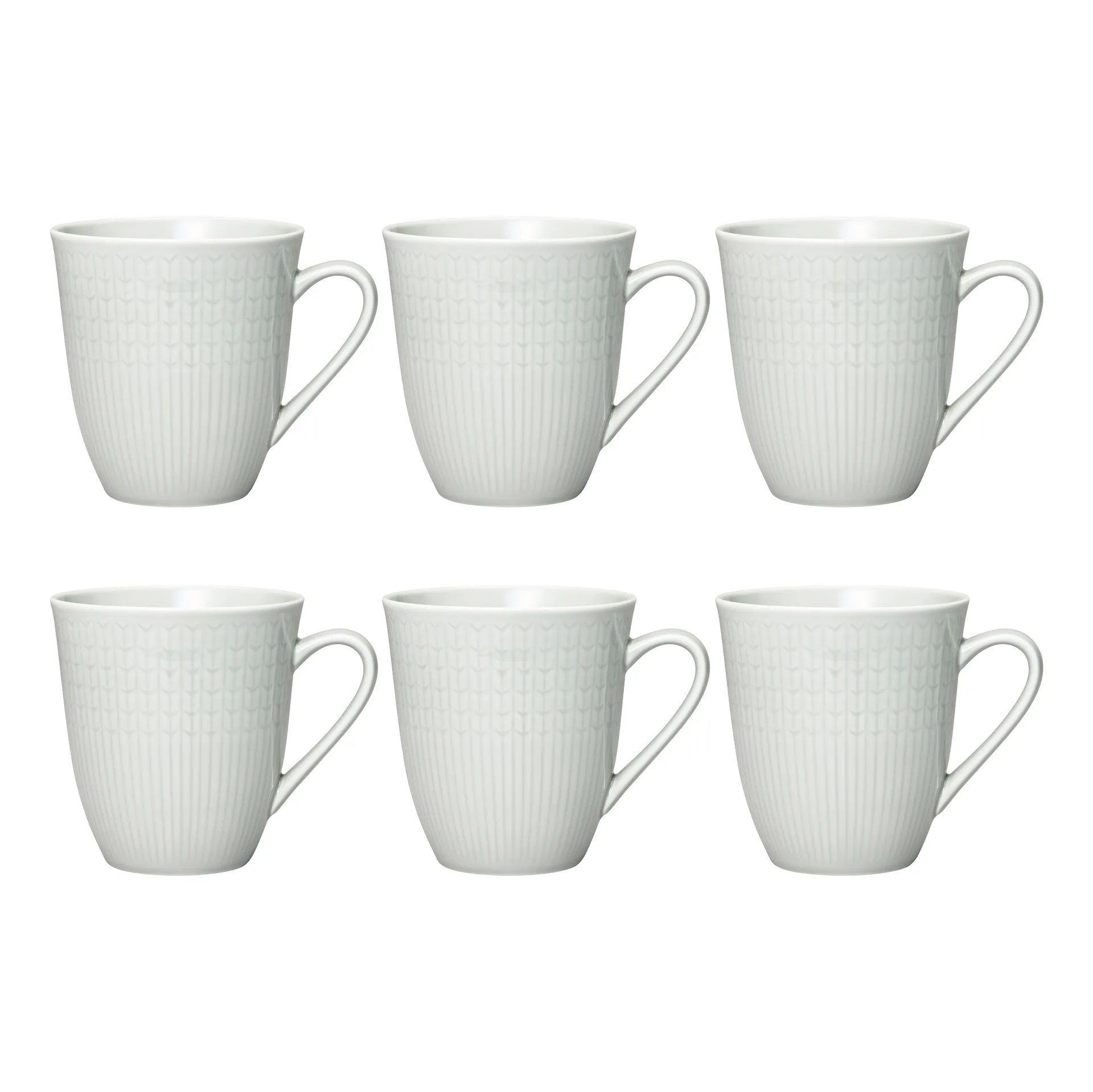 Swedish Grace 马克杯 大号 六件套装 Mist (灰色),  Rörstrand