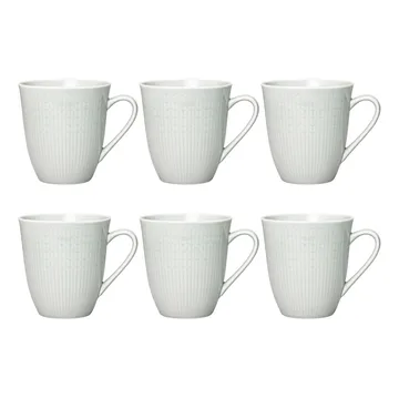Swedish Grace 马克杯 大号 六件套装 Mist (灰色) - Rörstrand
