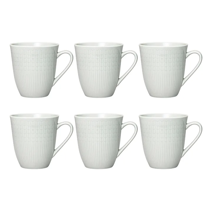Swedish Grace 马克杯 大号 六件套装 Mist (灰色) - Rörstrand