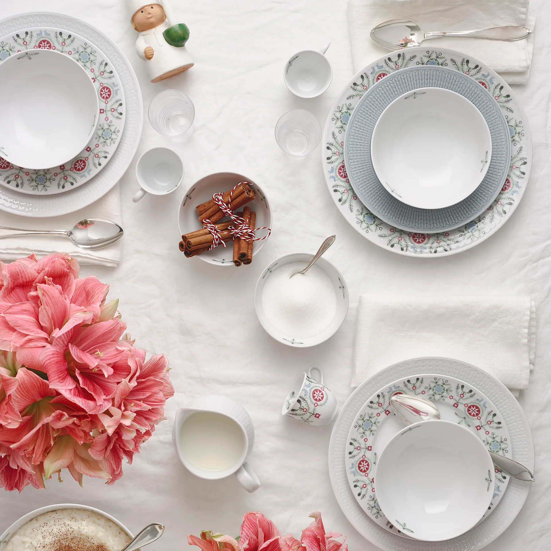 Swedish Grace Winter 优雅冬日系列 热红酒杯 10 cl, 白色 Rörstrand