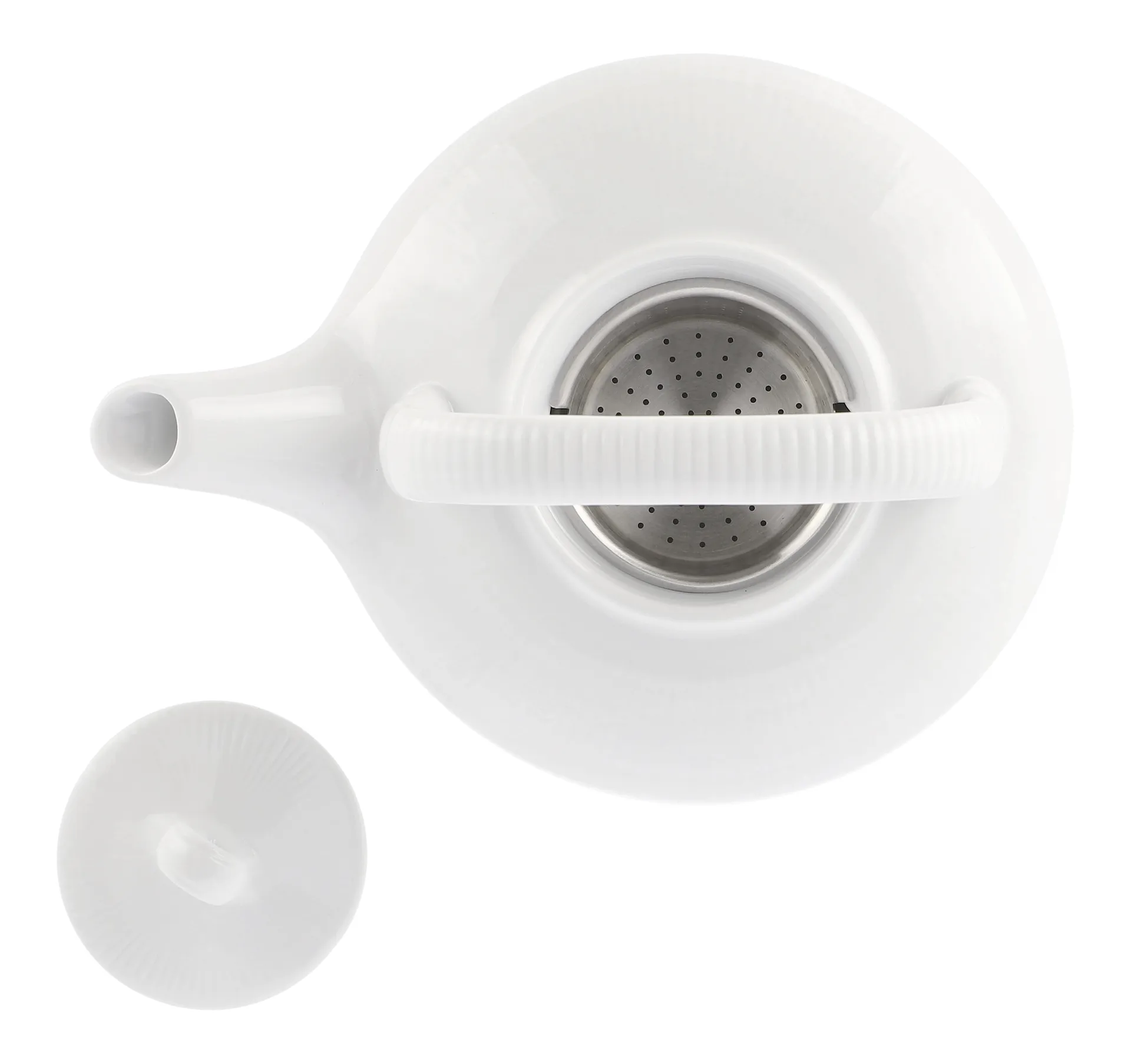 Swedish Grace 瑞式优雅 纯色经典 茶壶, 白色 Rörstrand