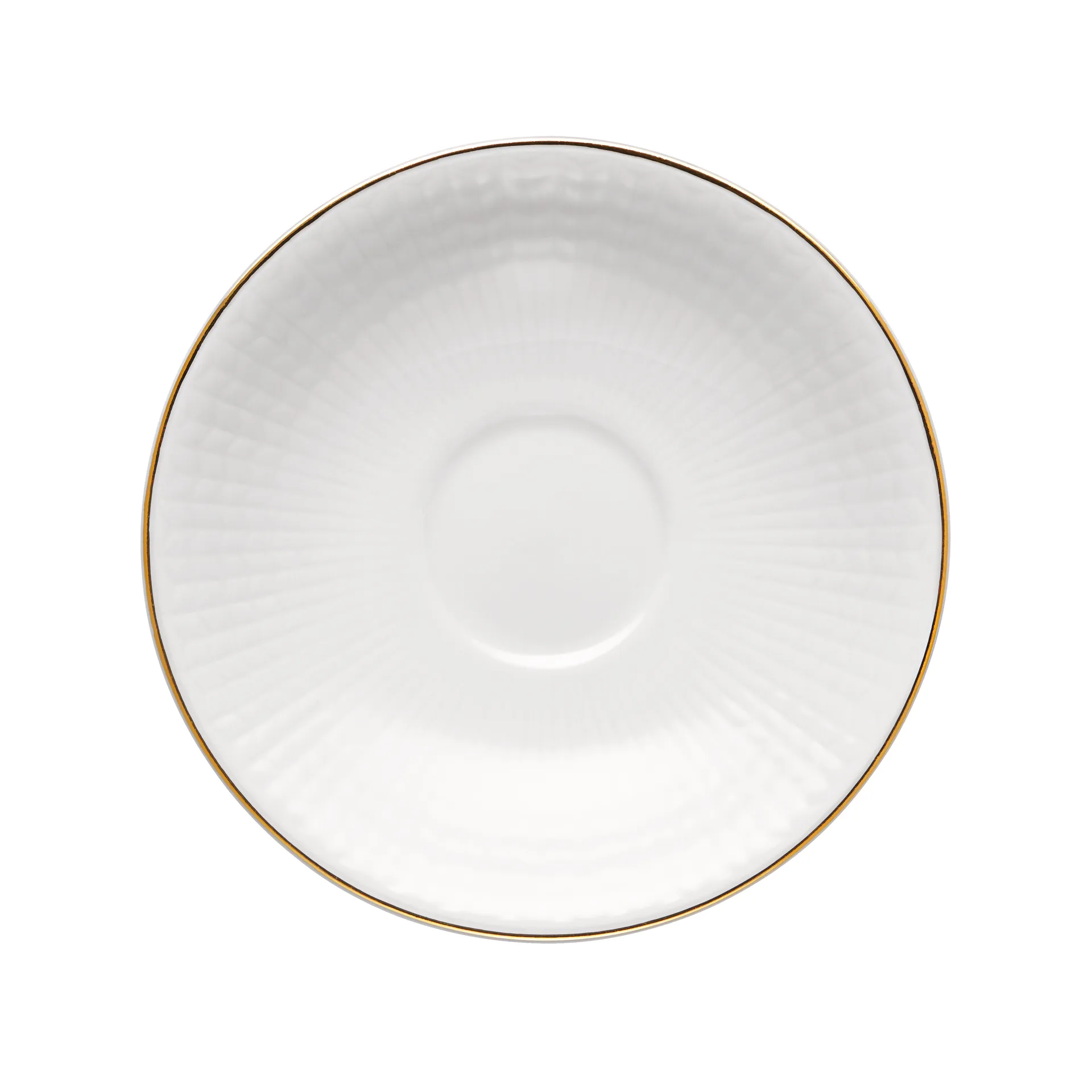 Swedish Grace 金边系列 咖啡杯和碟子套装, 白色 Rörstrand