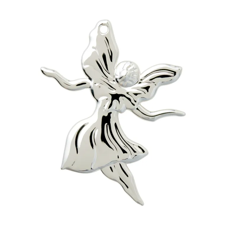 Dancing angel Christmas 装饰品 7 cm, 银色-plated Rosendahl