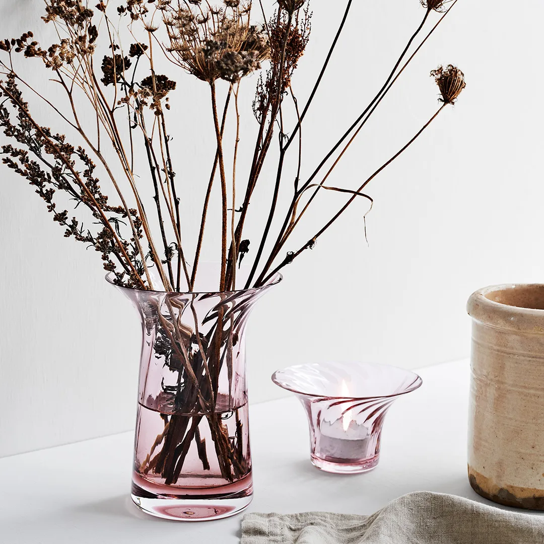 Filigran optic anniversary 花瓶 blush, 16 cm Rosendahl