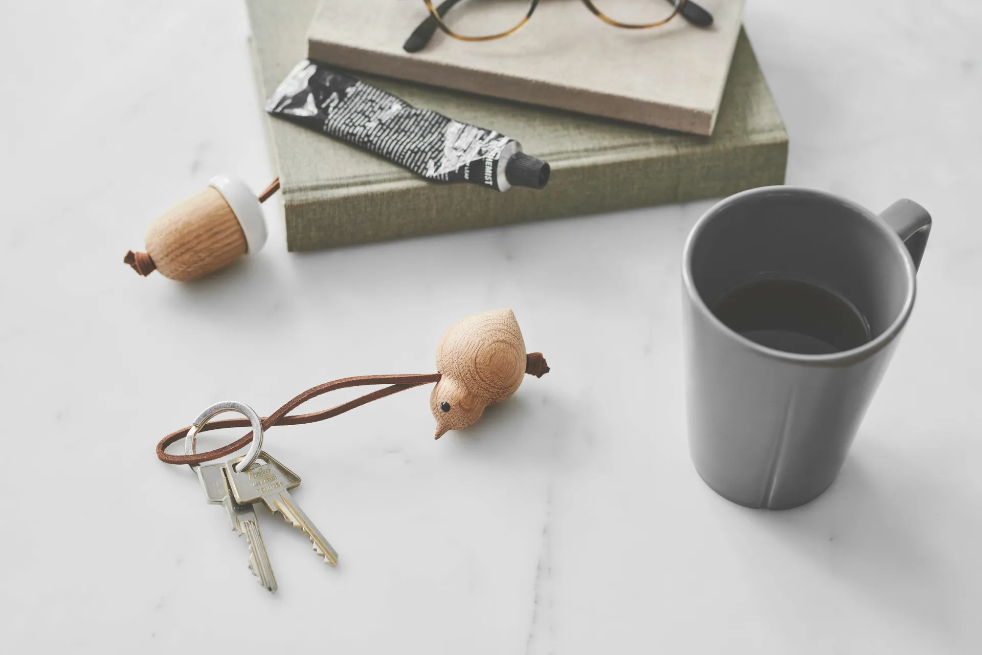 Forest tales acorn Christmas decorations, 自然木色 Rosendahl