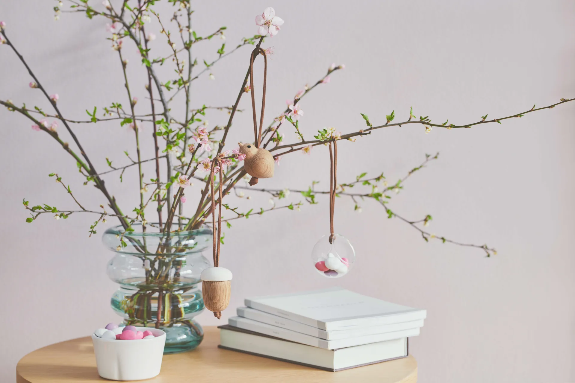 Forest tales acorn Christmas decorations, 自然木色 Rosendahl