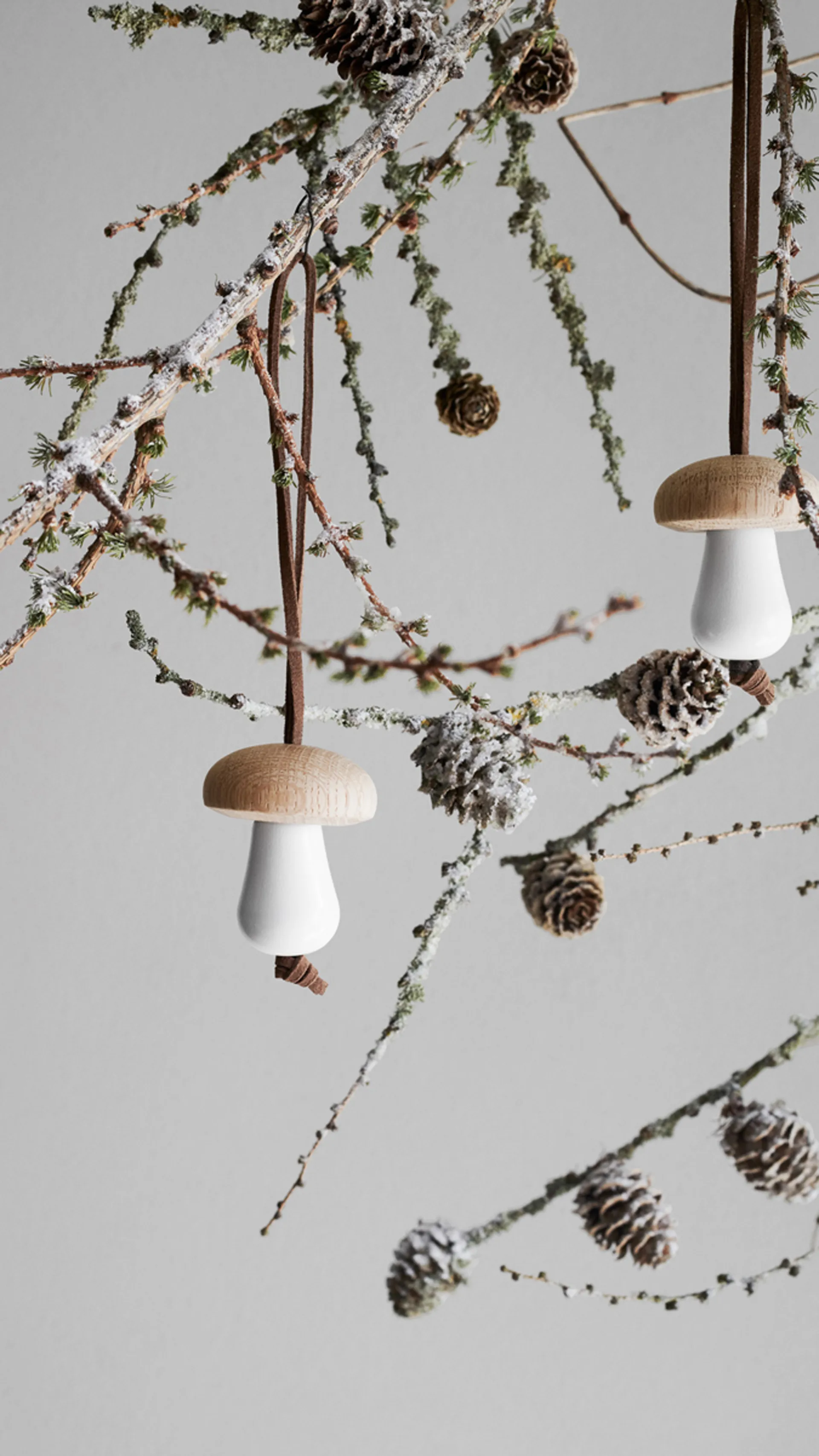 Forest tales mushroom Ø4.5 cm, White Rosendahl