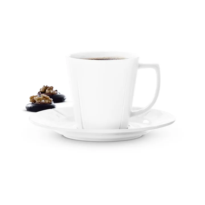 Grand Cru 带碟咖啡杯 260ml 4只装 - 白色 - Rosendahl