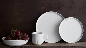Grand Cru essentials 餐盘 Ø25cm 4只装 - 白色 - Rosendahl