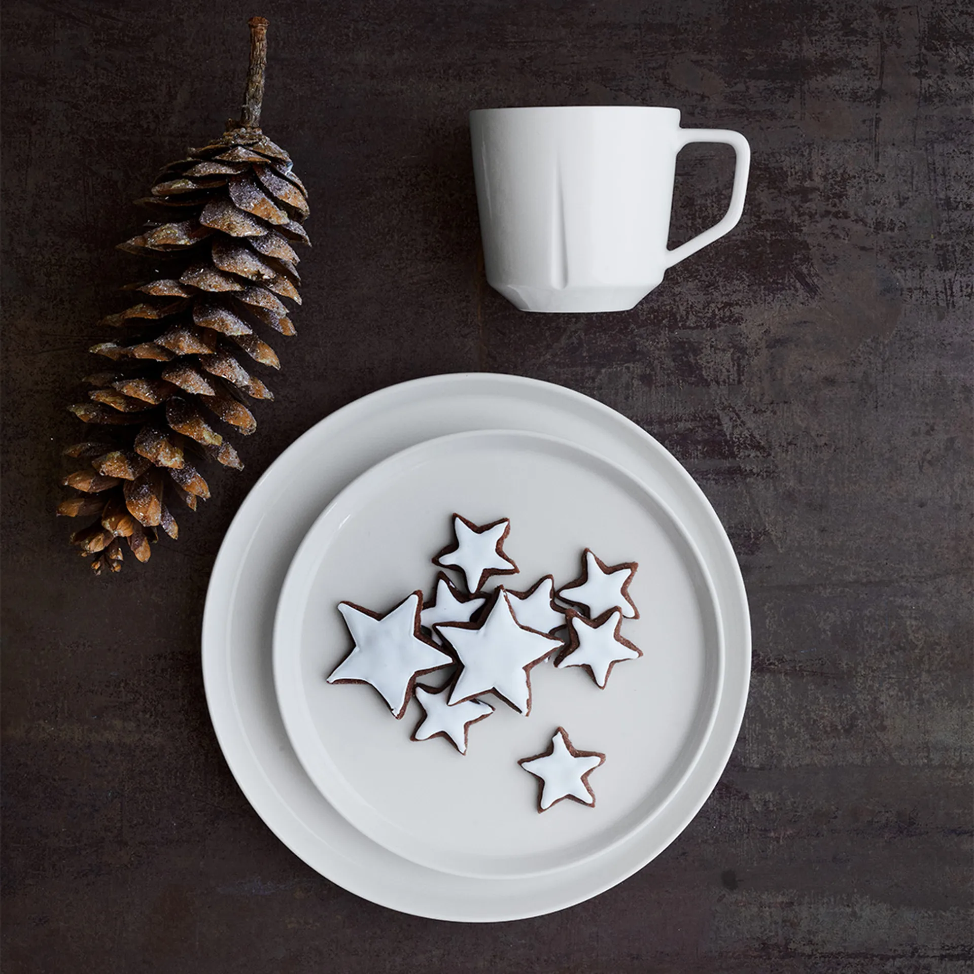 Grand Cru essentials lunch 盘子 Ø20.5 四件套装, White Rosendahl