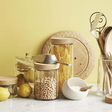 Grand Cru glass 罐子 with wooden lid - 0,25 l - Rosendahl