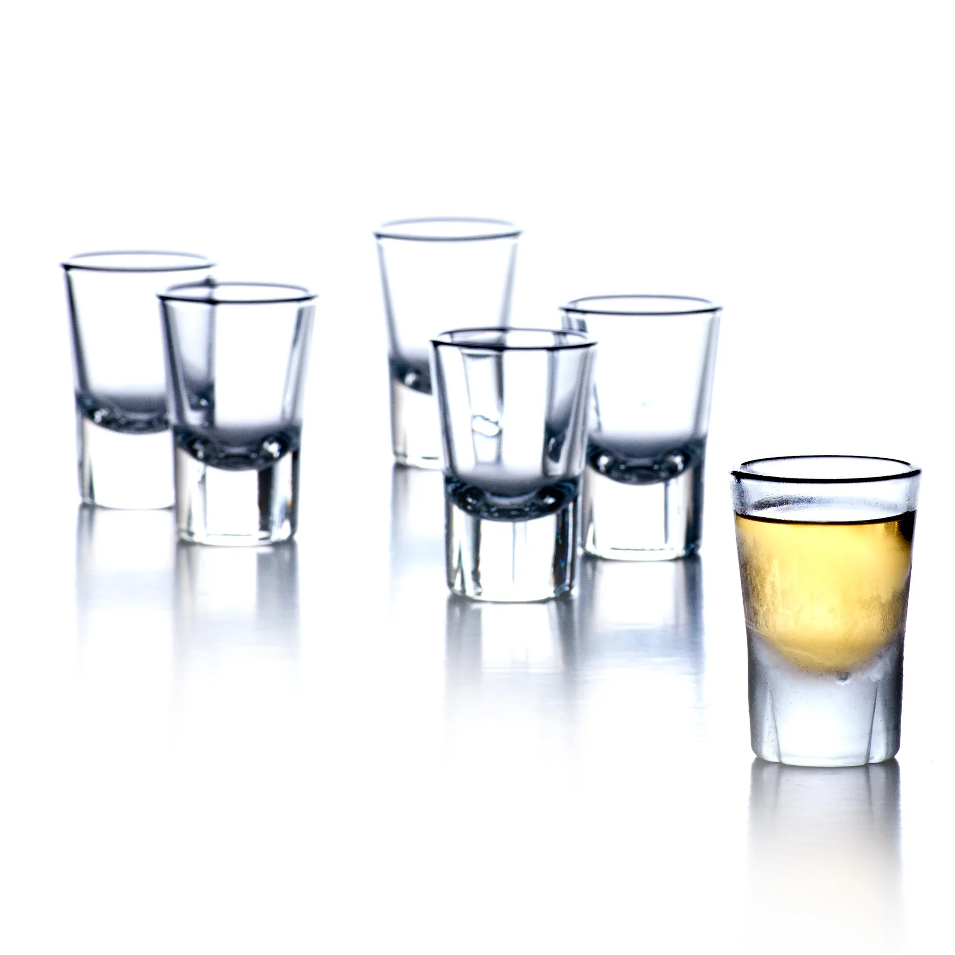 Grand Cru shot glass 六件套装, clear 6-pack Rosendahl