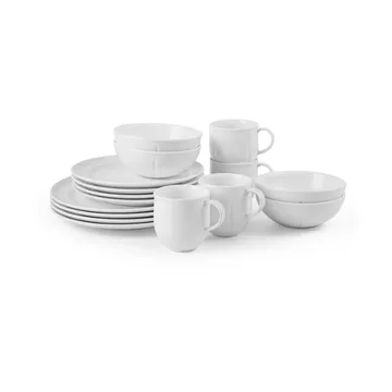 Grand Cru Soft dinnerware 套装 white 16-piece - 白色 - Rosendahl