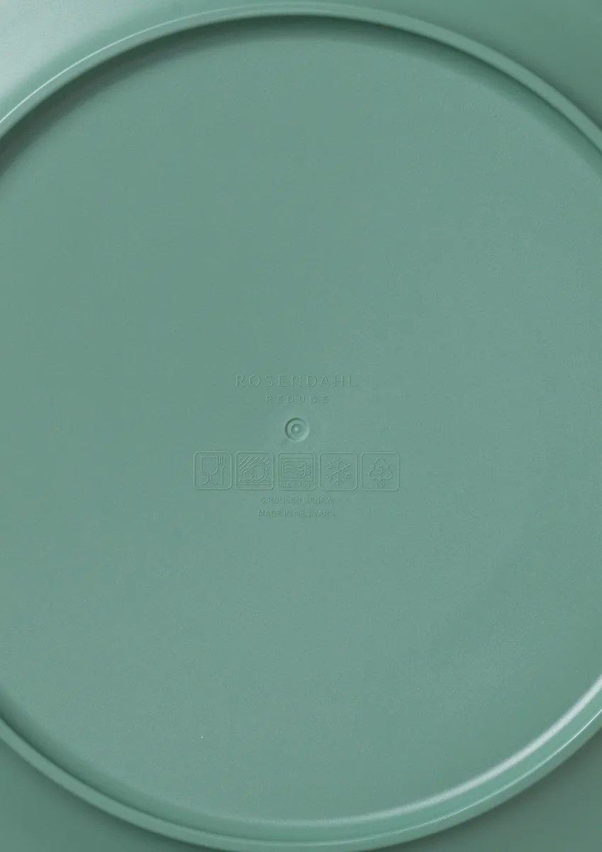 Grand Cru Take melamine 盘子 Ø26 cm 两件套装, Mid 绿色 Rosendahl
