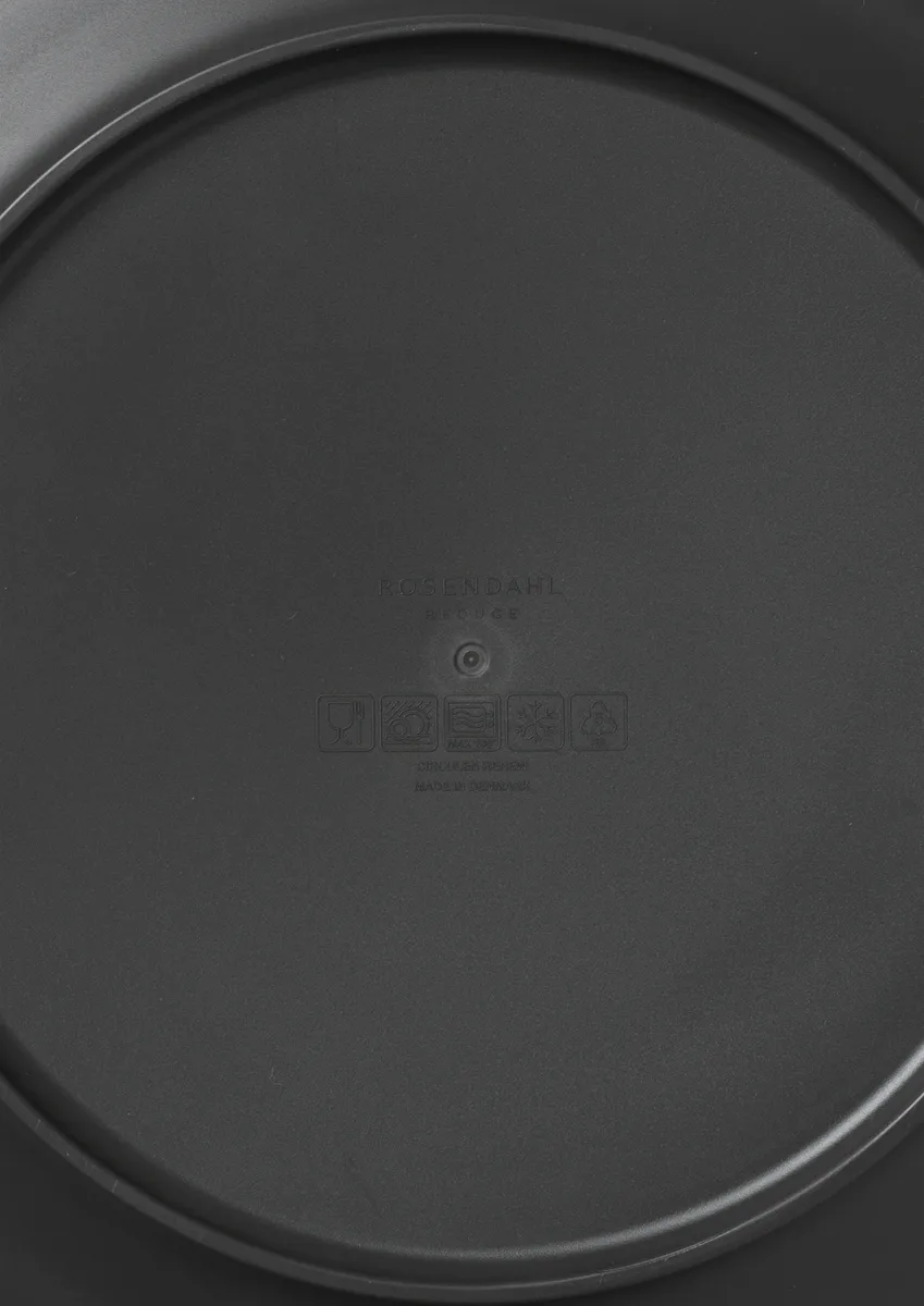 Grand Cru Take melamine 盘子 Ø26 cm 两件套装, 灰色 Rosendahl