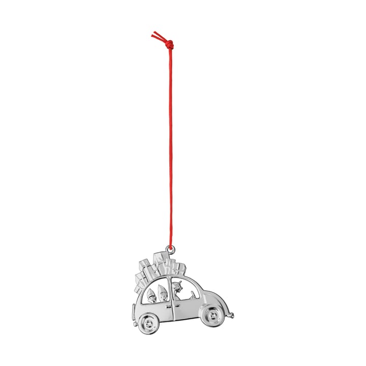 Karen Blixen Christmas car 装饰品 6.5 cm - 银色-plated - Rosendahl