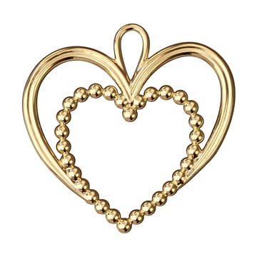 Karen Blixen pearl heart Christmas 装饰品 6.5 cm - Gilded - Rosendahl