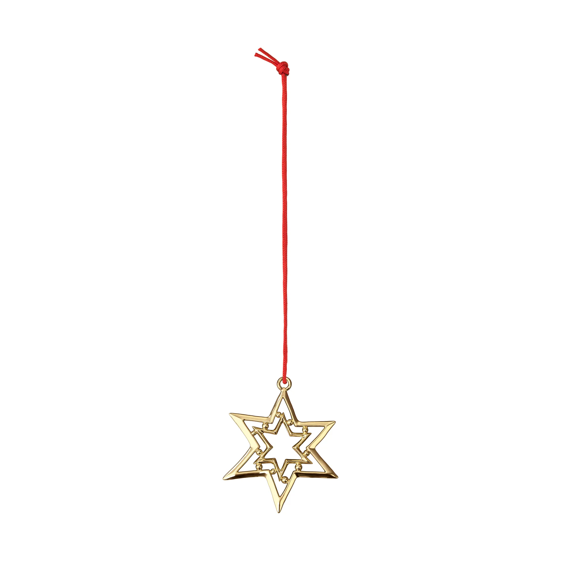 Karen Blixen star 装饰品 8 cm, Gilded Rosendahl