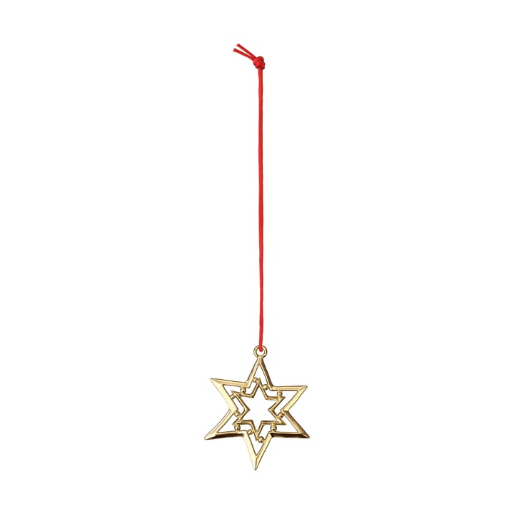 Karen Blixen star 装饰品 8 cm - Gilded - Rosendahl