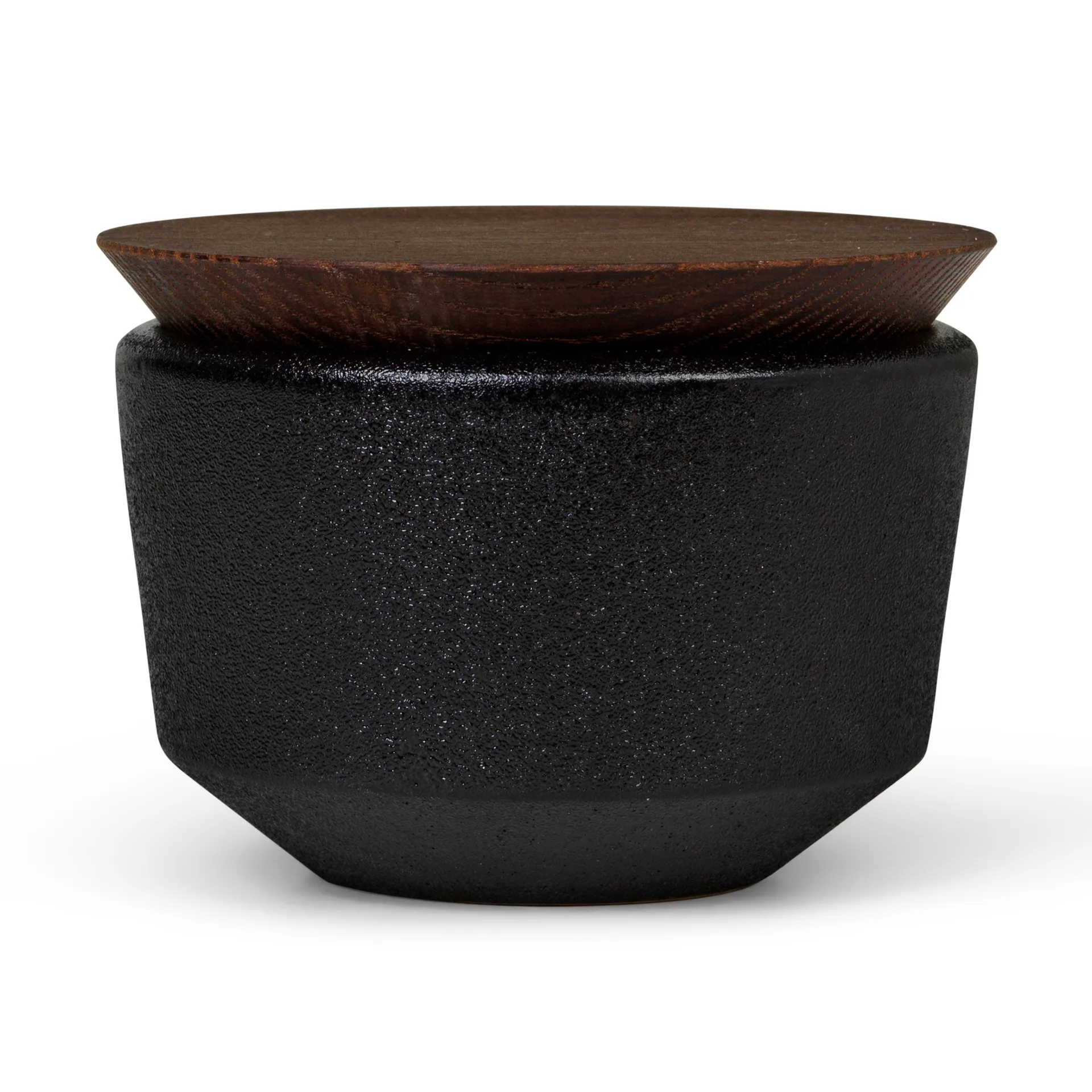Rå 带盖盐罐150ml, 黑色 Rosendahl