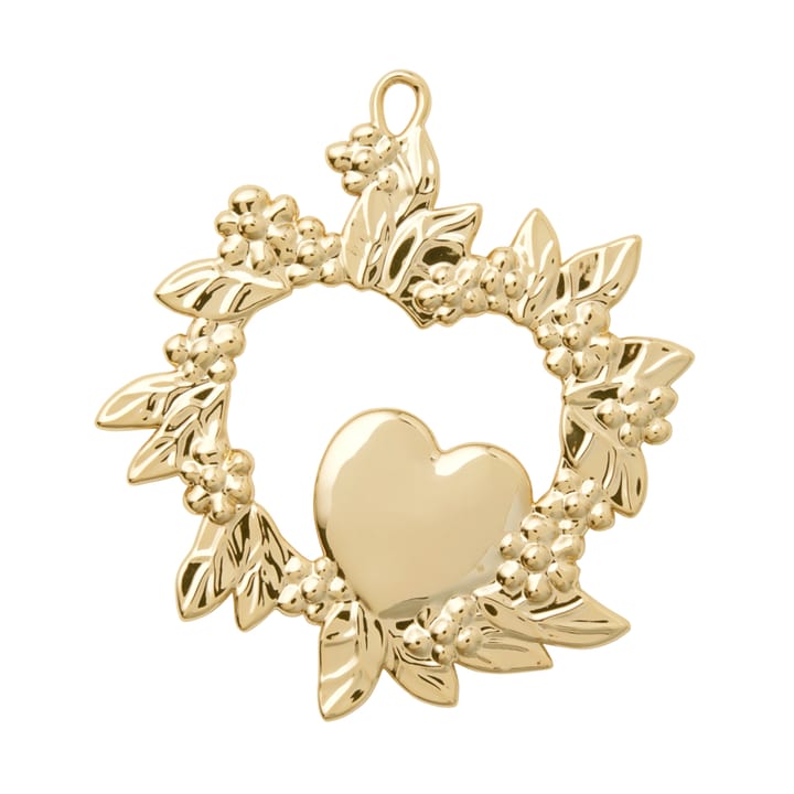 Wild Heart Christmas 装饰品 8 cm, Gilded Rosendahl