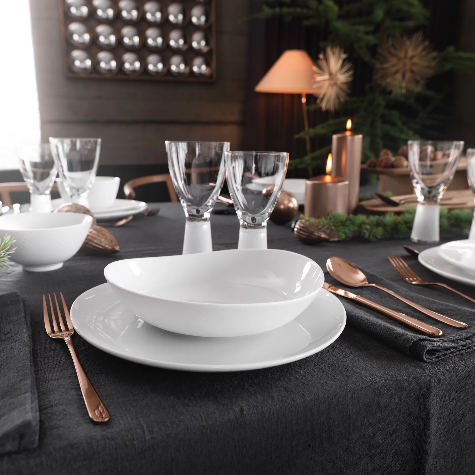 Junto deep  盘子 22 cm, 白色 Rosenthal