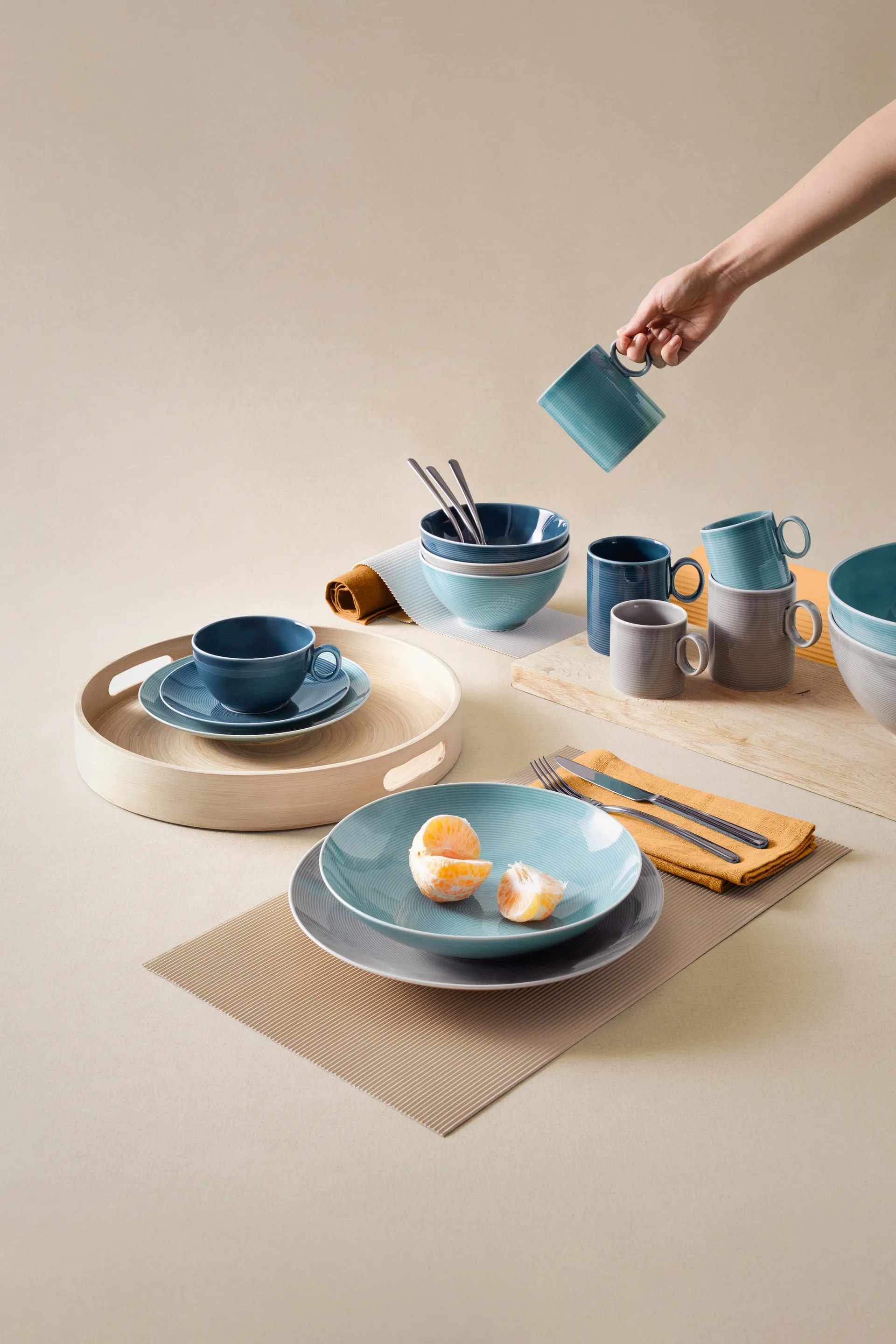 Loft 圆形碗月灰色, 0.8升 Rosenthal