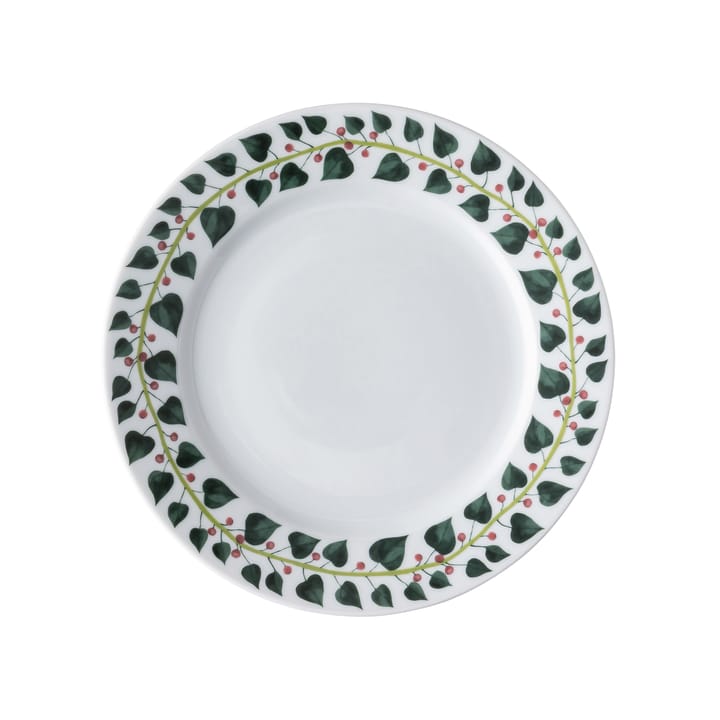 Magic Garden Foliage 盘子 21 cm - 白色-绿色 - Rosenthal
