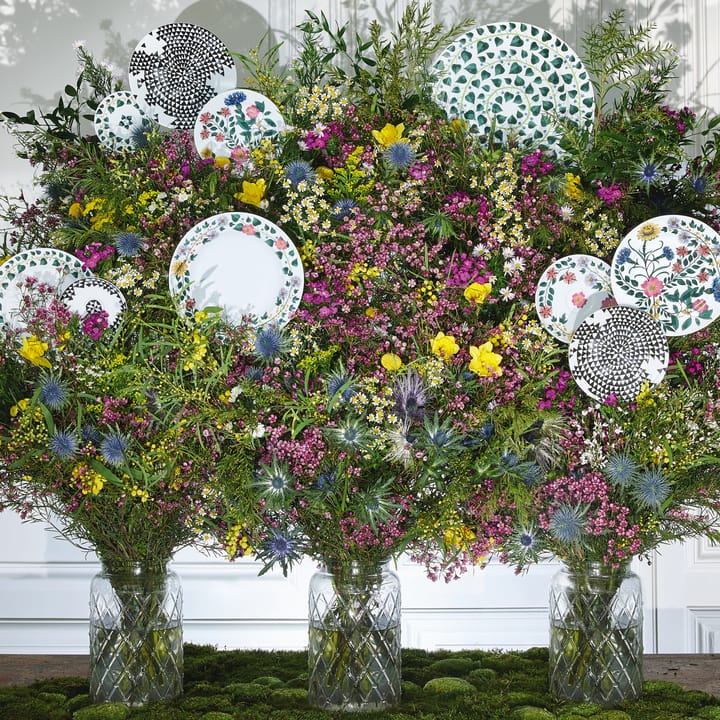 Magic Garden Foliage 盘子 21 cm - 白�色-绿色 - Rosenthal