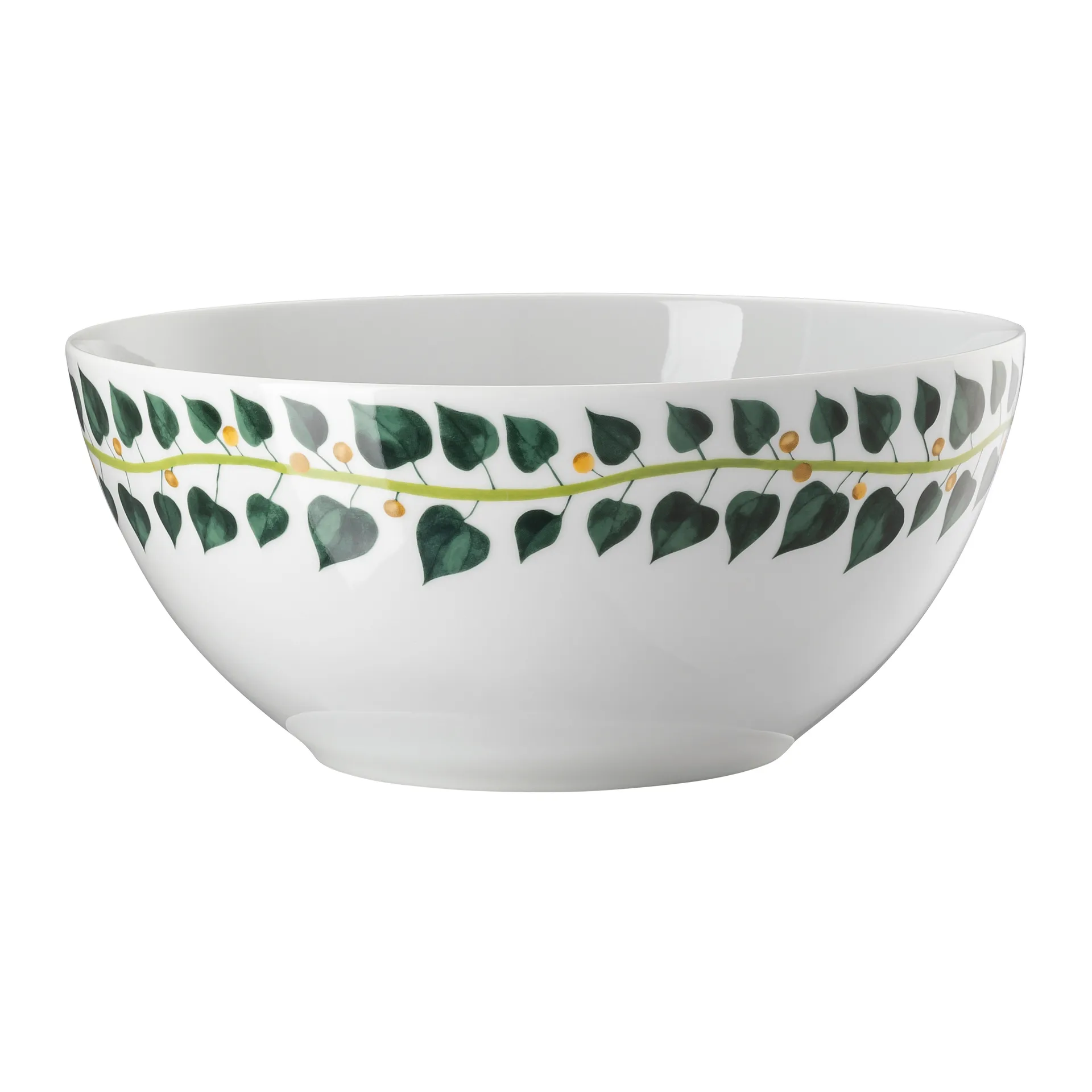 Magic Garden Foliage 碗  28 cm, 白色-绿色 Rosenthal