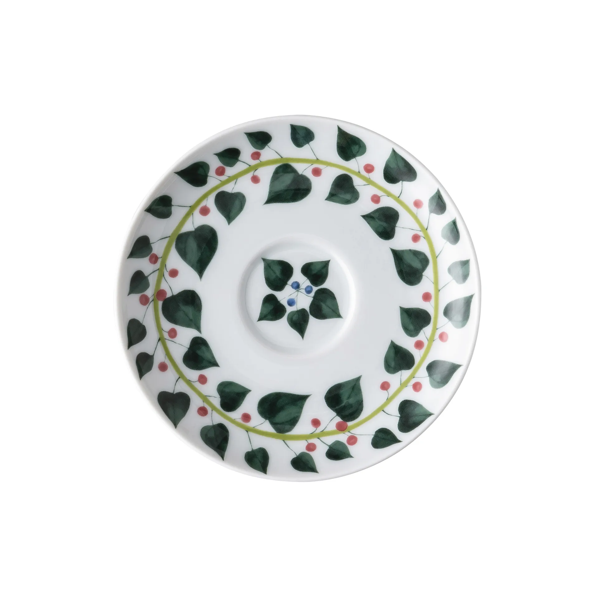 Magic Garden Foliage espresso 碟 12 cm, 白色-绿色 Rosenthal