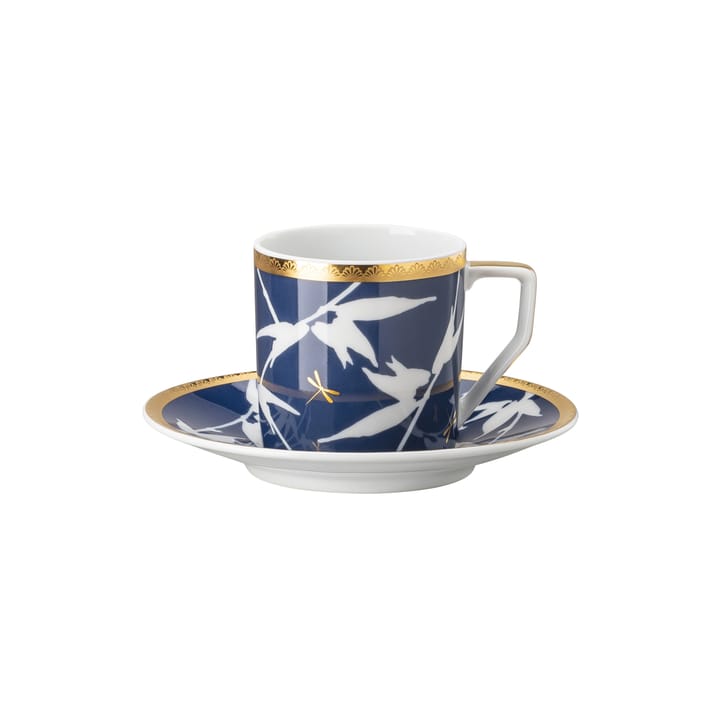 Rosenthal Heritage Turandot 浓缩咖啡杯和碟子 - 蓝色 - Rosenthal