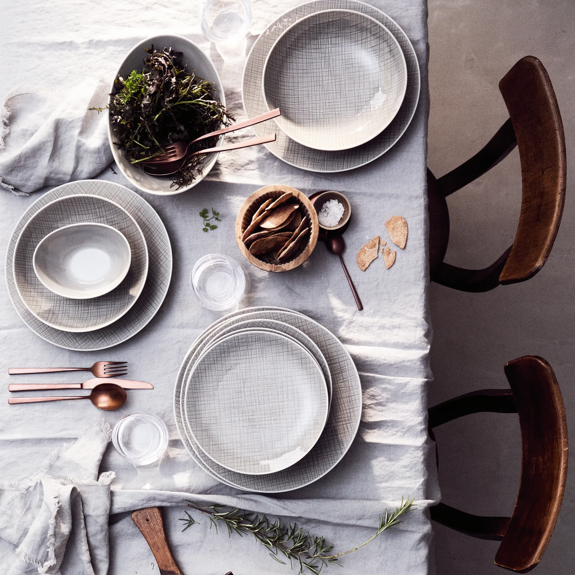 Rosenthal Mesh系列24cm多功能瓷盘, mountain Rosenthal