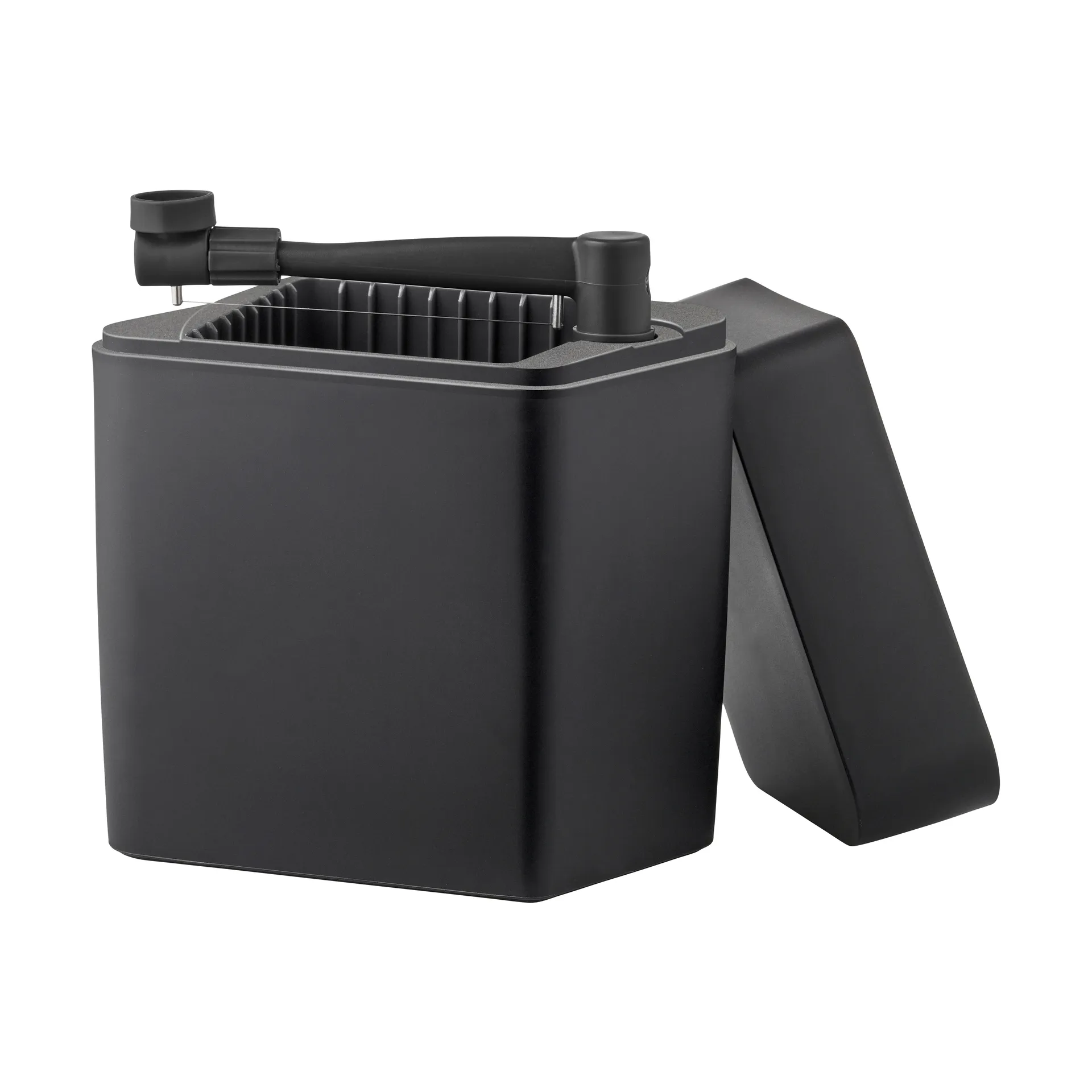 Classic cheese box incl cheese slicer 16.5x10x19 cm, 黑色 Rosti