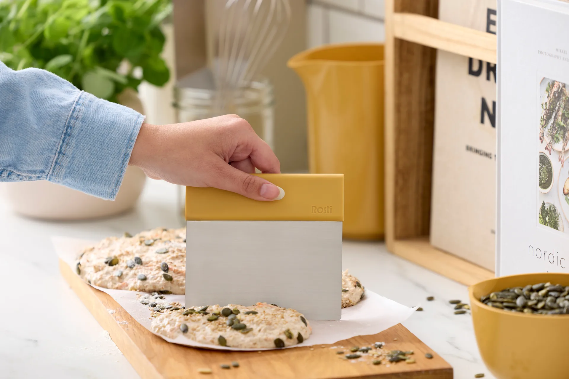 Emma dough cutter steel, Curry Rosti