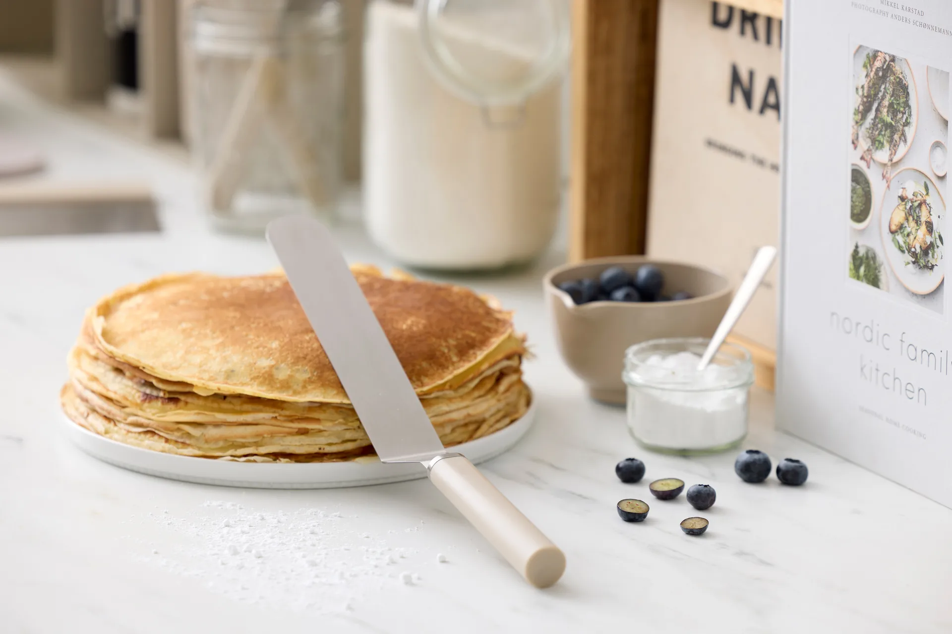 Emma palette 刀 narrow steel 33 cm, Hummus Rosti