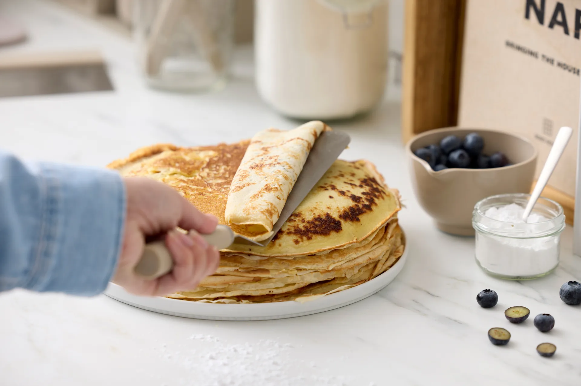 Emma palette 刀 narrow steel 33 cm, Hummus Rosti