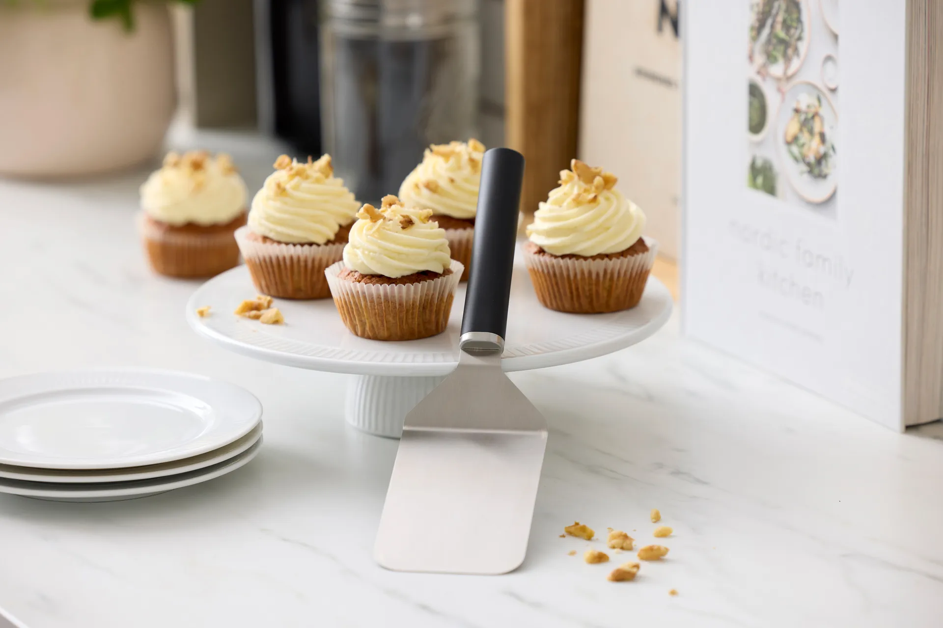 Emma palette 刀 wide steel 26 cm, 黑色 Rosti