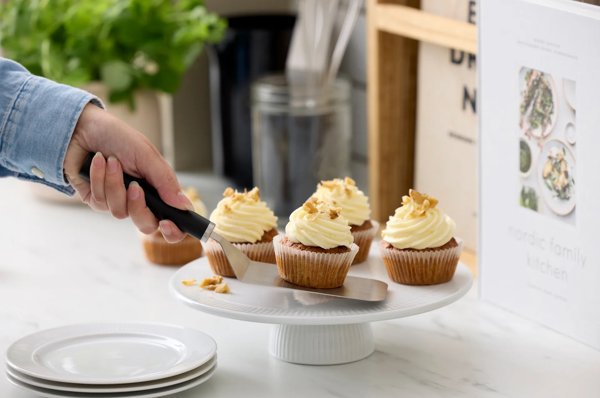 Emma palette 刀 wide steel 26 cm, 黑色 Rosti