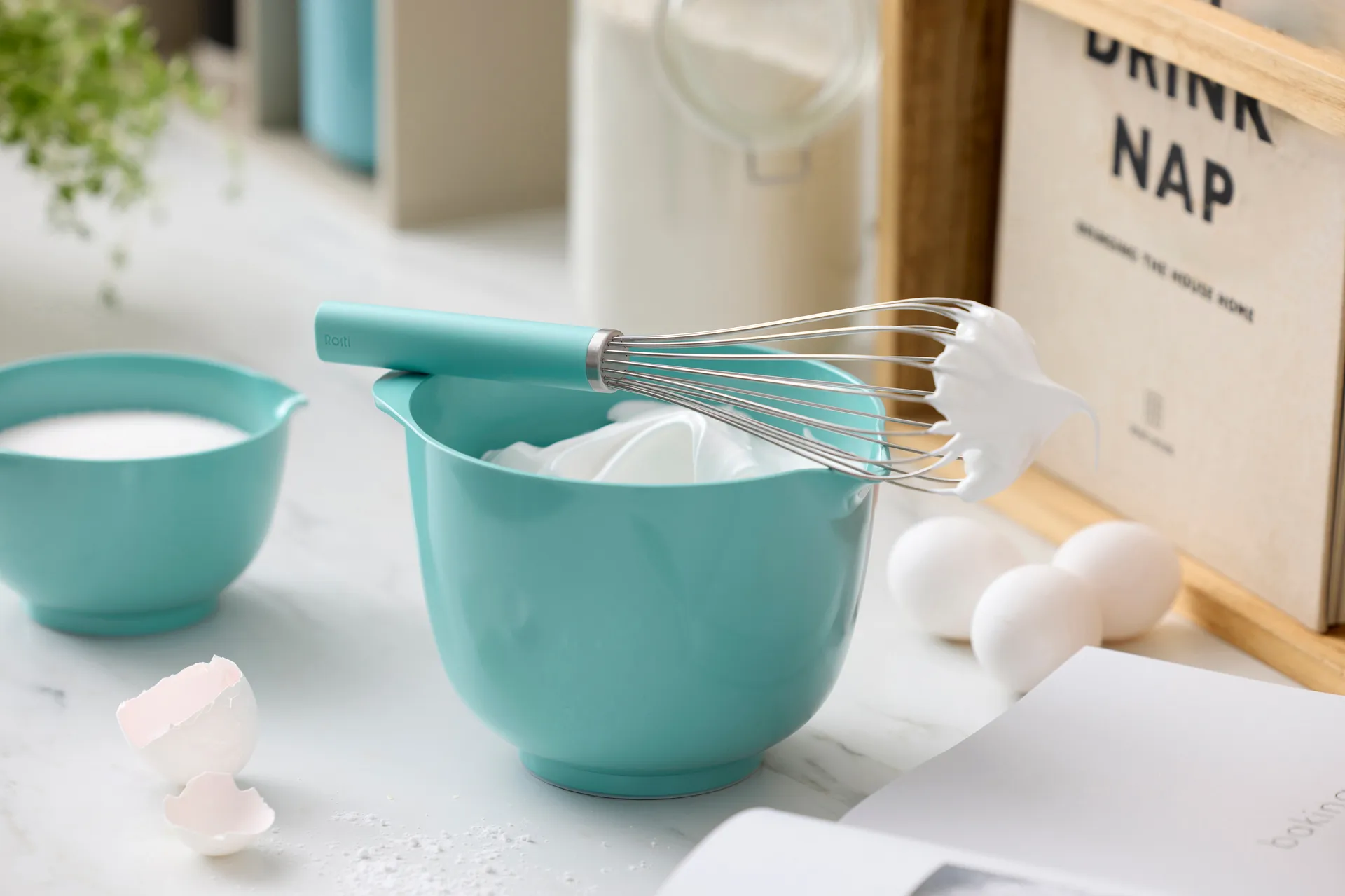 Emma 打蛋器 steel 27 cm, Nordic 绿色 Rosti