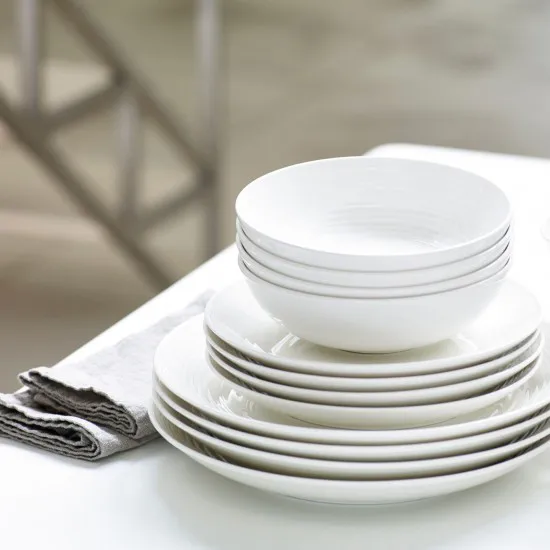 Maze 盘套装 12件, 白色 Royal Doulton