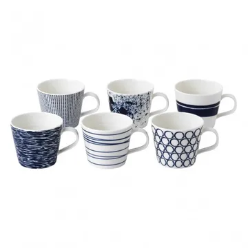 Pacific蓝色马克杯 6件套 - 小号 - Royal Doulton