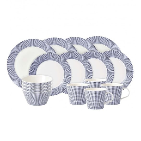 Pacific 盘子 set 16 pieces, dot Royal Doulton