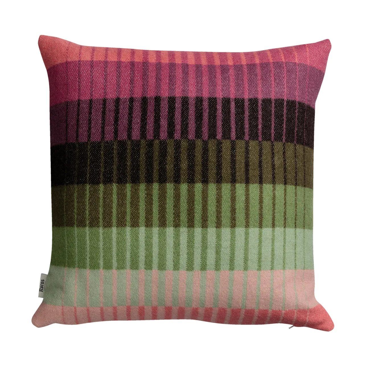 Åsmund 渐变抱枕 50x50cm, 粉色_绿色 Røros Tweed
