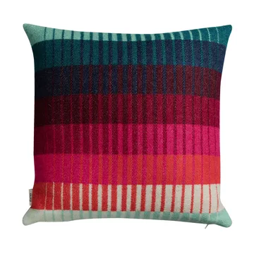 Åsmund 渐变抱枕 50x50cm - 红色_蓝绿色 - Røros Tweed