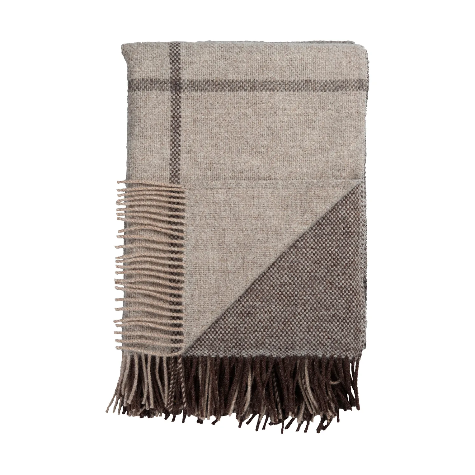 Filos 休闲毯 145x220cm, 灰色 Røros Tweed