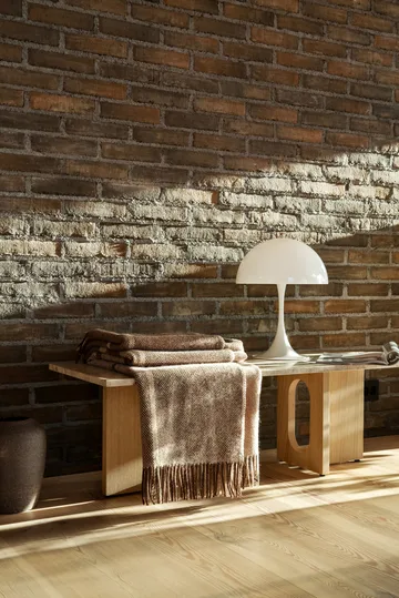 Filos 休闲毯 145x220cm - 棕色 - Røros Tweed