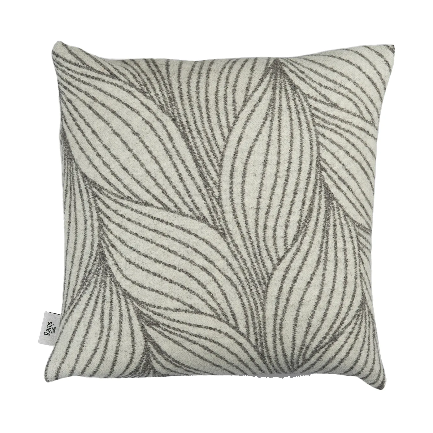 Flette 抱枕 50x50cm, 自然色 Røros Tweed